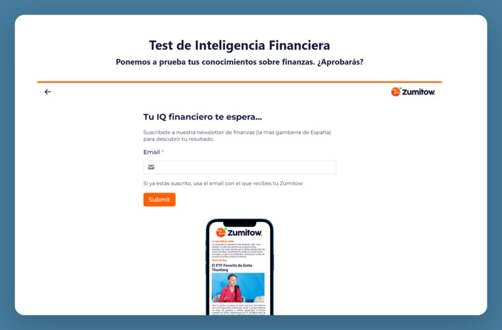 Test de inteligencia financiera
