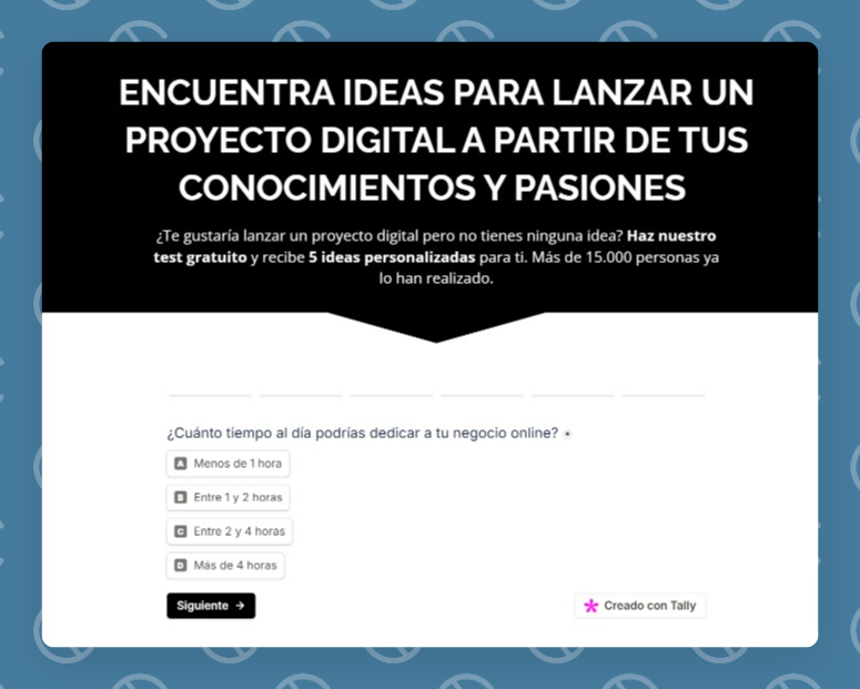 Cuestionarios con IA para captar leads