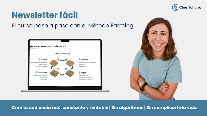 newsletter fácil y el método farming